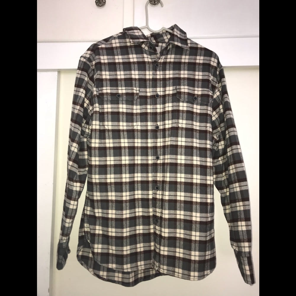 Men’s Jachs flannel button down shirt size medium